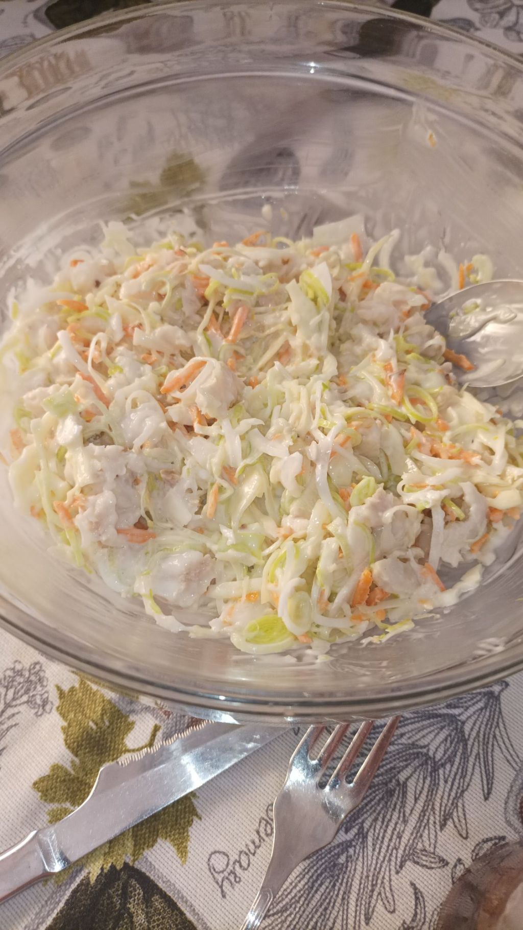 Ensalada de Merluza y&nbsp;Puerros