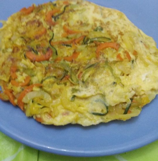 Tortilla de Soja y&nbsp;Verduras.