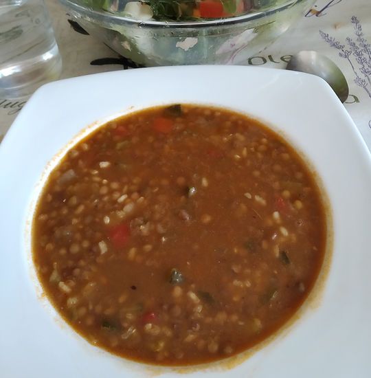 Lentejas con Verduras y&nbsp;Pollo.