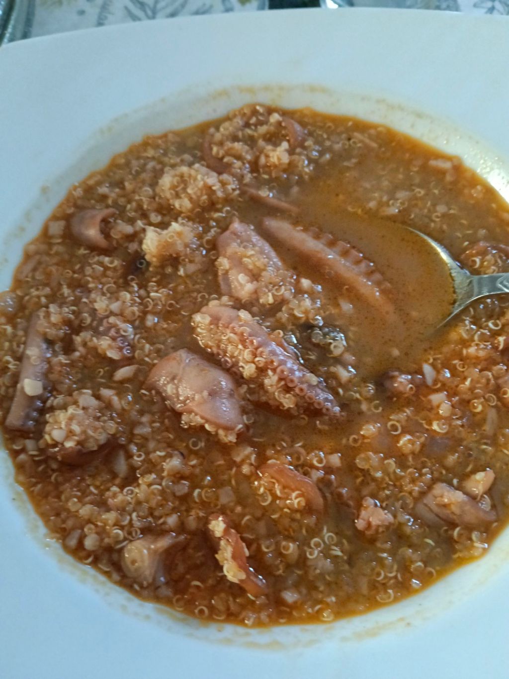 Quinoa Con Pulpo.